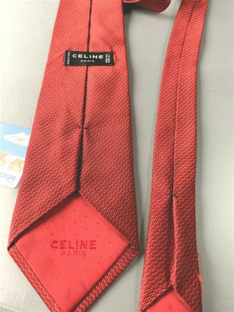 Celine Paris Krawatte, Slips, Binder grot schwarz meliert 100